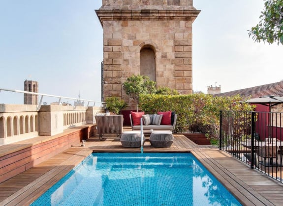 Les plus beaux hôtels avec piscines privées à Barcelone 