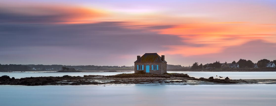 7 maisons de rêve en photos sur des îles en Bretagne